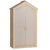 Cento 2-deurs kledingkast huisje kinderkamer