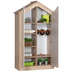 Cento 2-deurs kledingkast huisje kinderkamer