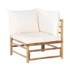 CERRETO - Hoekmodule tuin - Wit - Bamboe