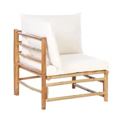 CERRETO - Hoekmodule tuin - Wit - Bamboe