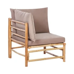 CERRETO - Hoekmodule tuin - Taupe - Bamboe