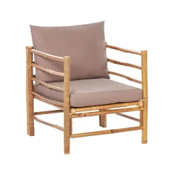 CERRETO - Loungeset 5-zits - Taupe - Bamboe