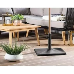 CERVO - Parasolvoet - Zwart - Beton