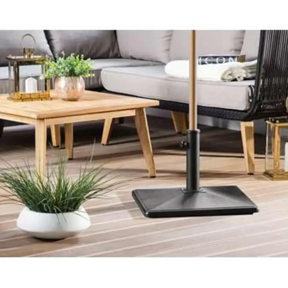 CERVO - Parasolvoet - Zwart - Beton