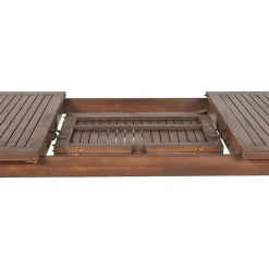 CESANA - Tuintafel - Donkerhout - 100 x 180/240 cm - Acaciahout