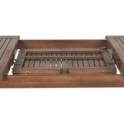 CESANA - Tuintafel - Donkerhout - 100 x 180/240 cm - Acaciahout