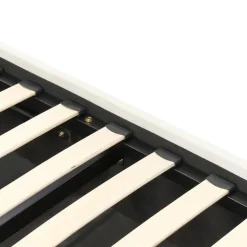 CHALLANS - Bed met opbergruimte - Off-white - 140 x 200 cm - Stof