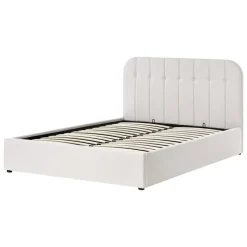 CHALLANS - Bed met opbergruimte - Off-white - 140 x 200 cm - Stof