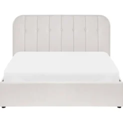 CHALLANS - Bed met opbergruimte - Off-white - 140 x 200 cm - Stof