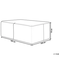 CHUVA - Beschermhoes - Zwart - 185 x 105 x 75 cm - Polyester