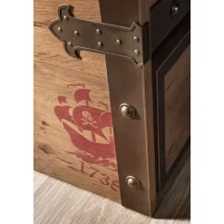 Cilek Black Pirate 3-deurs kledingkast piraten