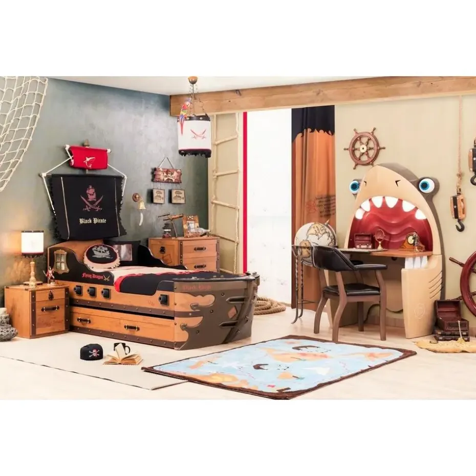 Cilek Black Pirate schipbed voor de jongenskamer