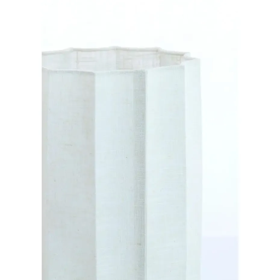 Cilinder lampenkap Disli - Wit - Ø24cm