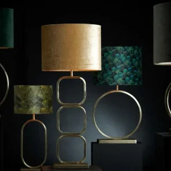 Cilinder Lampenkap Gemstone - Brons - Ø40x30cm