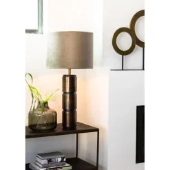 Cilinder Lampenkap Gemstone - Brons - Ø40x30cm