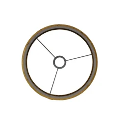 Cilinder Lampenkap Gemstone - Goud - Ø35x30cm