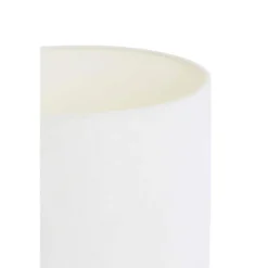 Cilinder Lampenkap Livigno - Wit - Ø20x15cm