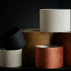 Cilinder Lampenkap Livigno - Naturel - Ø20x15cm