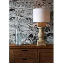 Cilinder Lampenkap Livigno - Eiwit - Ø30 x 21 cm