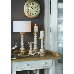 Cilinder Lampenkap Polycotton - Wit - Ø30x21cm