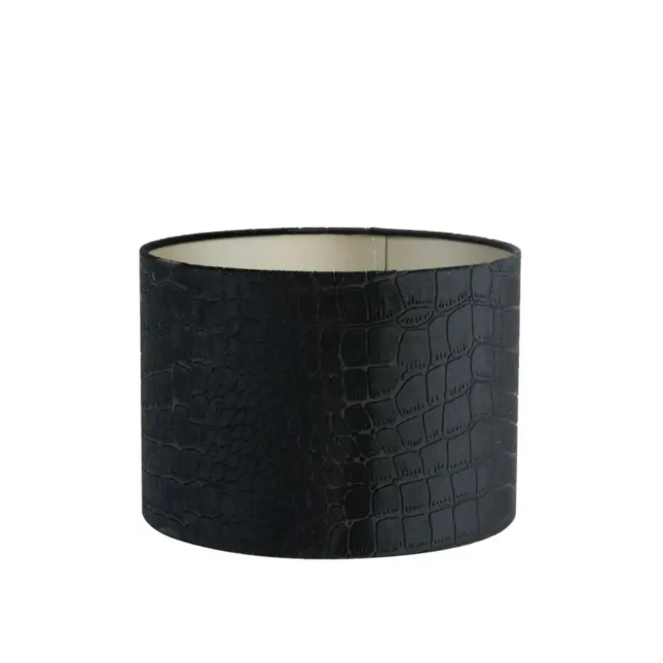 Cilinder Lampenkap Praya - Zwart - Ø30x21cm