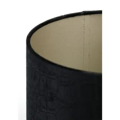 Cilinder Lampenkap Praya - Zwart - Ø30x21cm