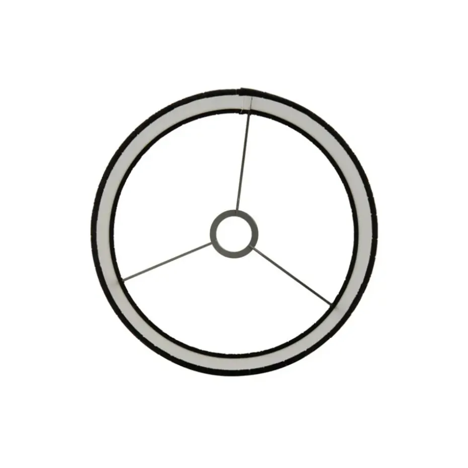 Cilinder Lampenkap Praya - Zwart - Ø30x21cm