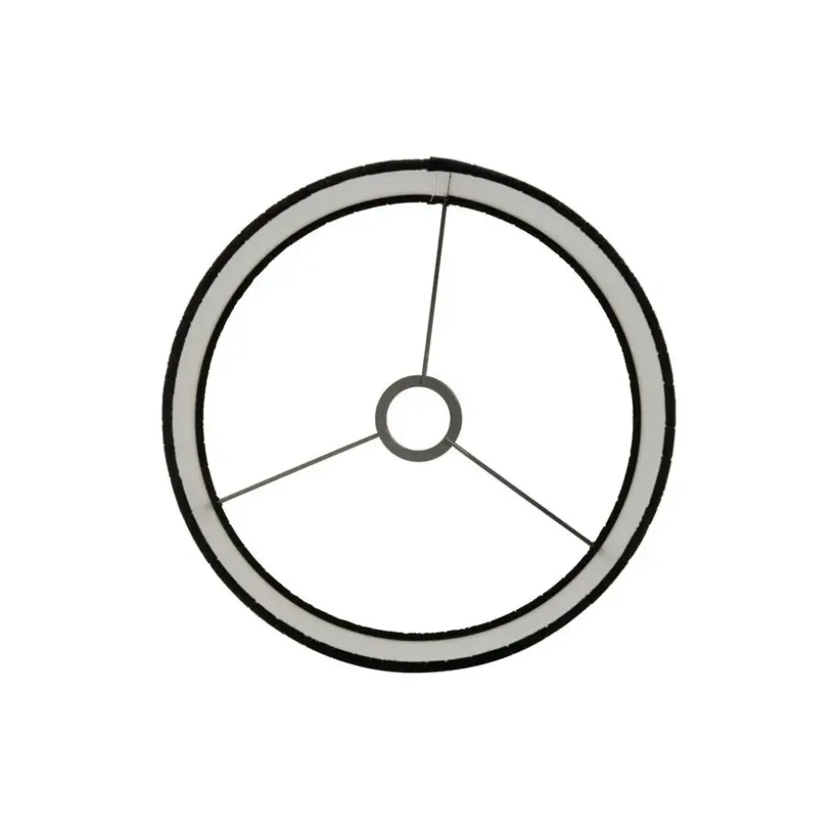 Cilinder Lampenkap Praya - Zwart - Ø30x21cm