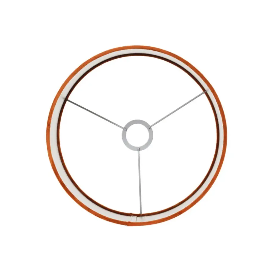 Cilinder Lampenkap Velours - Terra - Ø30x21cm