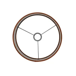 Cilinder Lampenkap Velours - Terra - Ø40x30cm