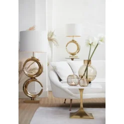 Cilinder Lampenkap Velours - Wit - Ø40x30cm