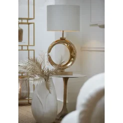 Cilinder Lampenkap Velours - Wit - Ø40x30cm