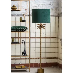 Cilinder Lampenkap Velours - Dutch Green - Ø40x30cm