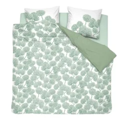 Cinderella dekbedovertrek Branche - Katoen - 240x200/220 cm - Green