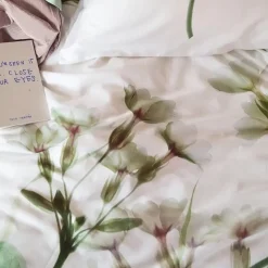 Cinderella Sereen Dekbedovertrek Satijn Wit-Lits-jumeaux (240 x 200/220 cm)