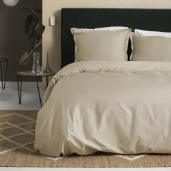 Cinderella Sundays - Dekbedovertrek - Satijn - 240x200/220 cm - Zandkleur