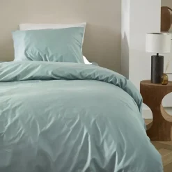 Cinderella Weekend - Dekbedovertrek - Katoen - 140x200/220 cm - Mineraal Groen