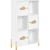 CLOUDY - Boekenkast - Wit/Lichthout - MDF