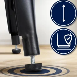 CLP Barkruk Clara zwart Frame - Hout - zwart