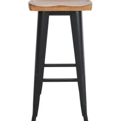 CLP Barkruk Clara zwart Frame - Hout - zwart