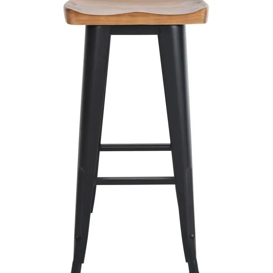 CLP Barkruk Clara zwart Frame - Hout - zwart