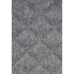 CLP Barkruk Kasson zwart Frame - Stof - grijs