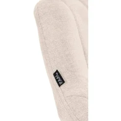 CLP Barkruk Milet zwart Frame - Stof - creme