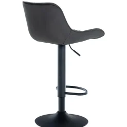 CLP Barkruk Minosa zwart Frame - Fluweel - zwart