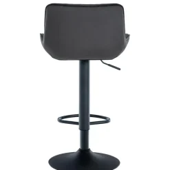 CLP Barkruk Minosa zwart Frame - Fluweel - zwart