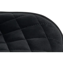 CLP Barkruk Minosa zwart Frame - Fluweel - zwart