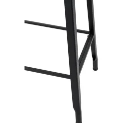 CLP Barkruk Peony zwart Frame - Metaal - zwart