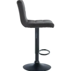 CLP Barkruk Peru zwart Frame - Fluweel - zwart