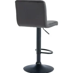 CLP Barkruk Peru zwart Frame - Fluweel - zwart