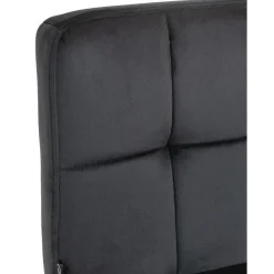 CLP Barkruk Peru zwart Frame - Fluweel - zwart